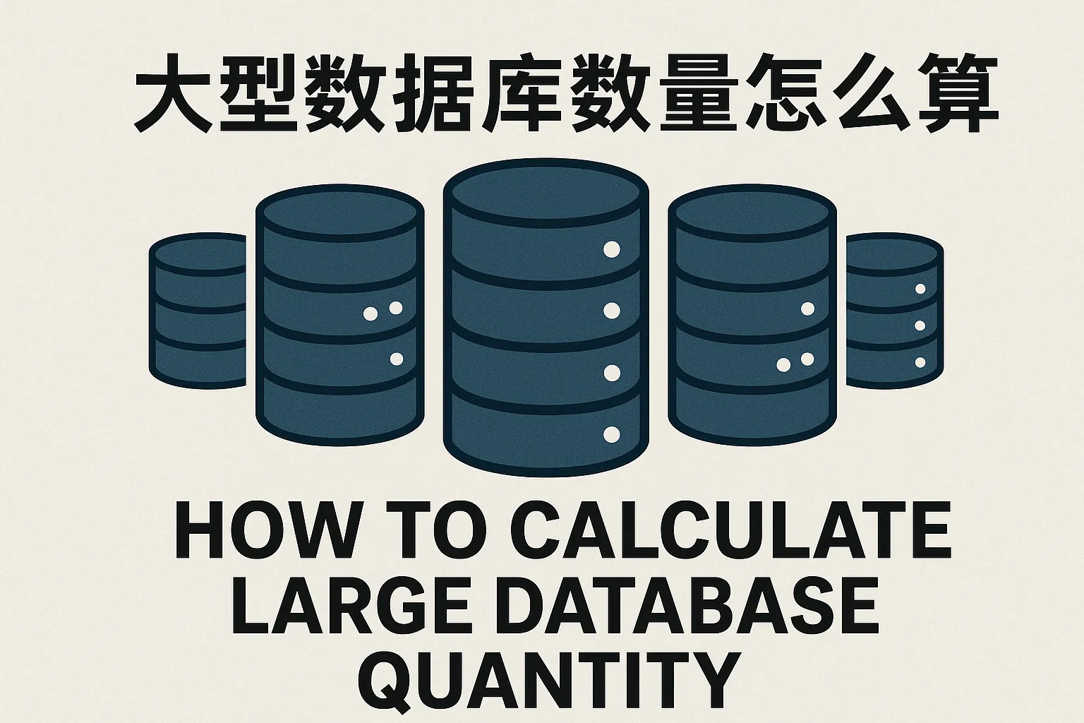 大型数据库数量怎么算