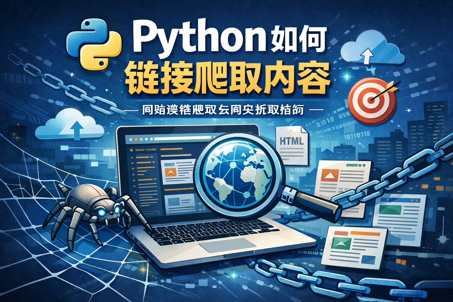python如何链接爬取内容