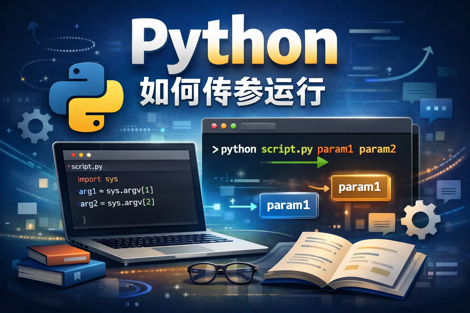 python 如何传参运行