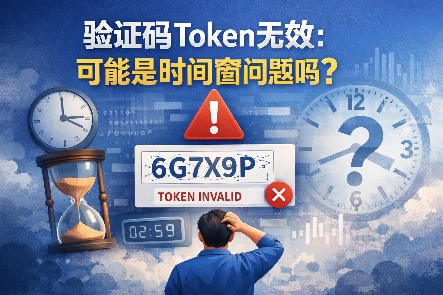 验证码token无效:可能是时间窗问题吗?