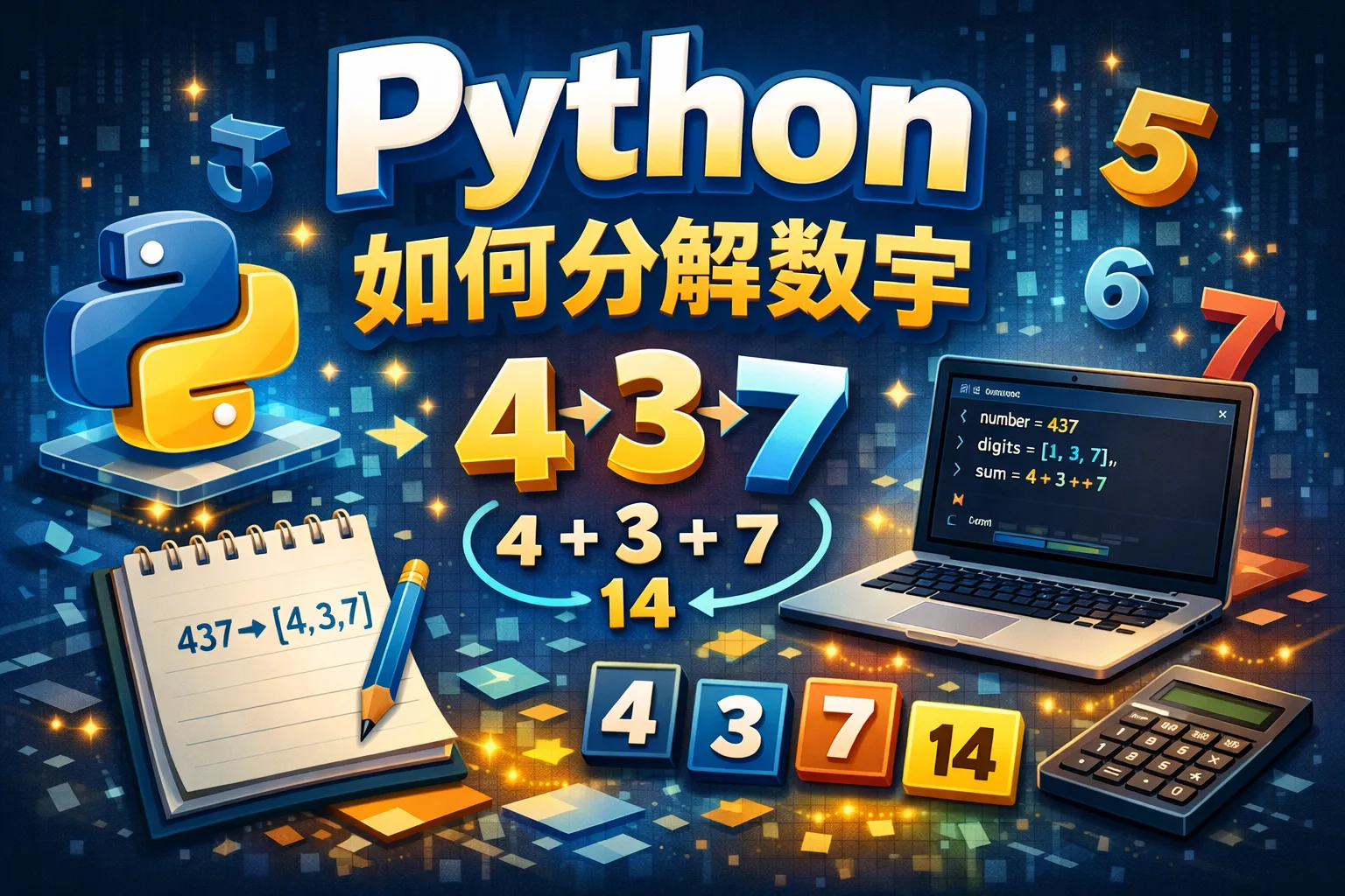 python 如何分解数字