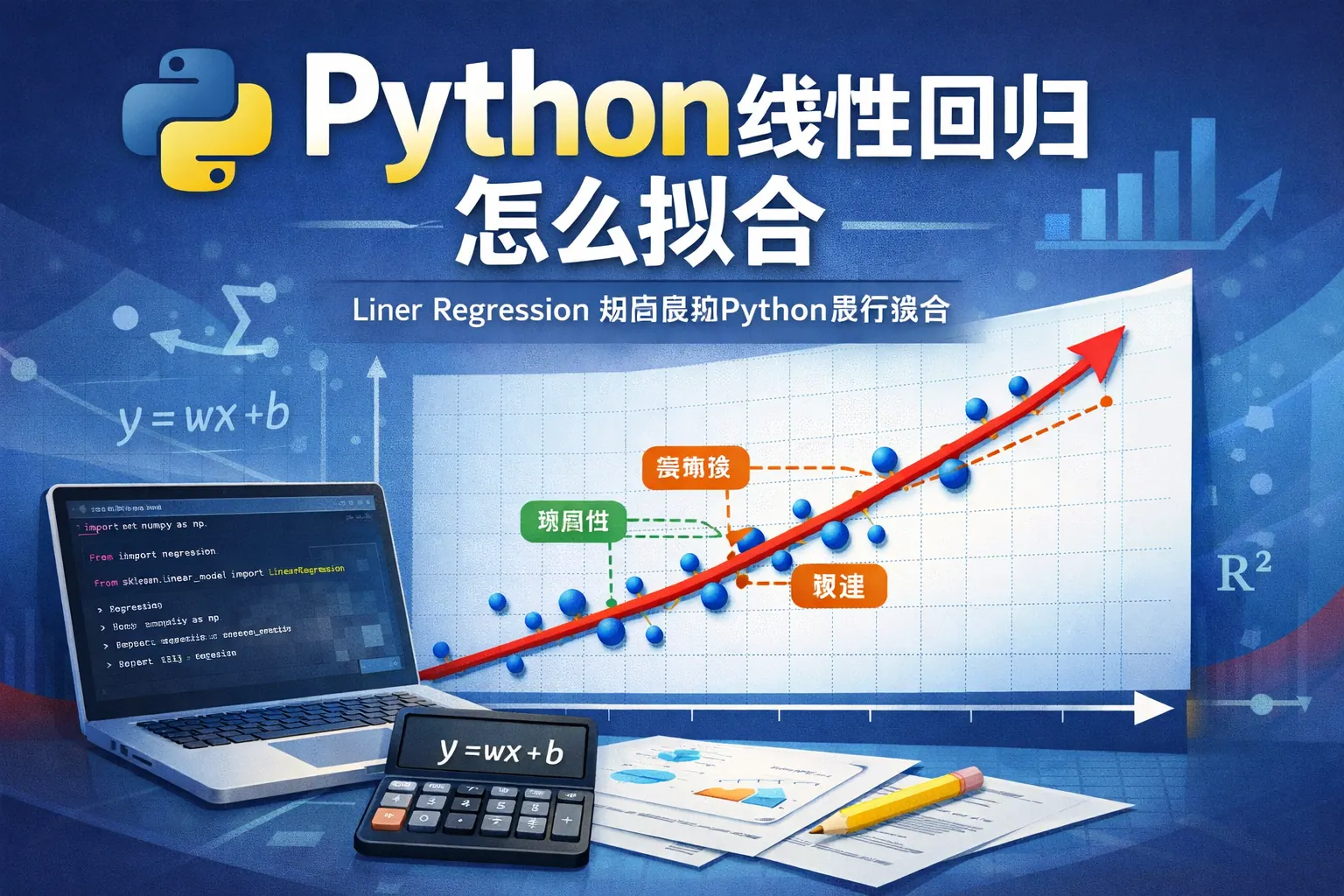python线性回归怎么拟合