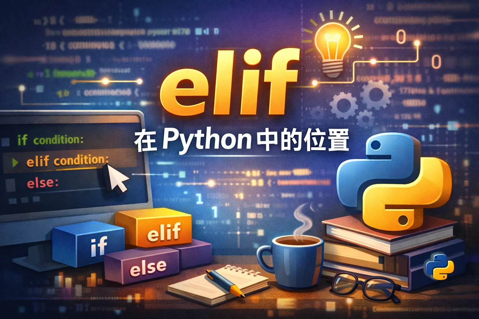 elif在python中的位置
