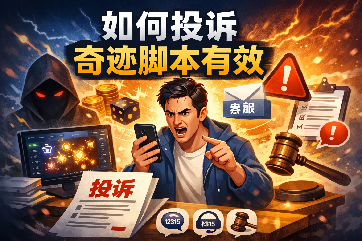 如何投诉奇迹脚本有效