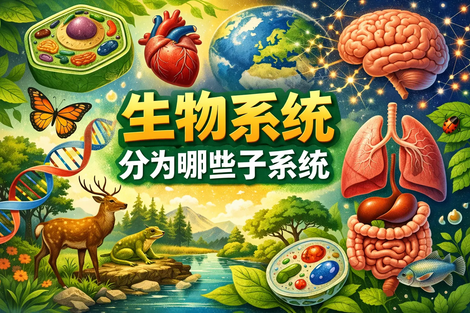 生物系统分为哪些子系统