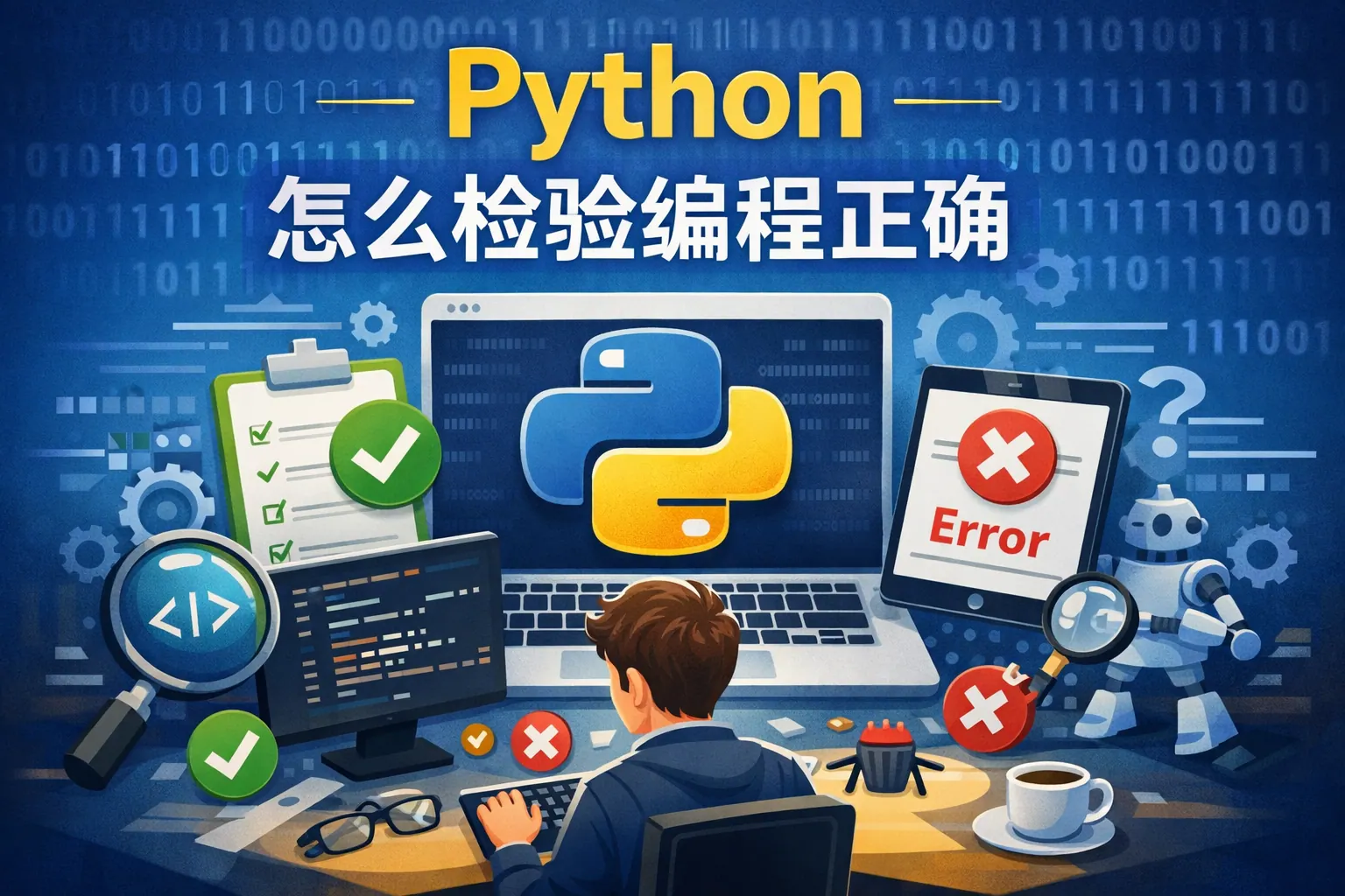 python怎么检验编程正确