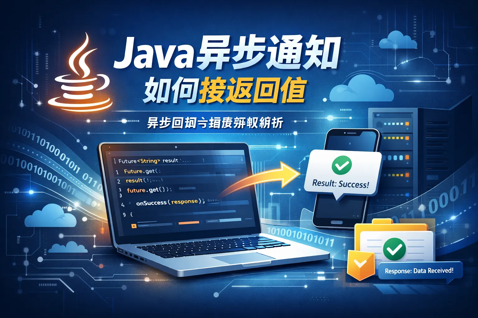 java异步通知如何接返回值