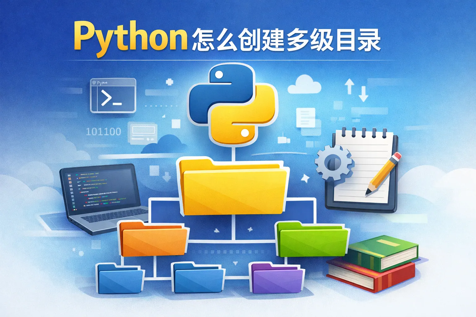 python怎么创建多级目录