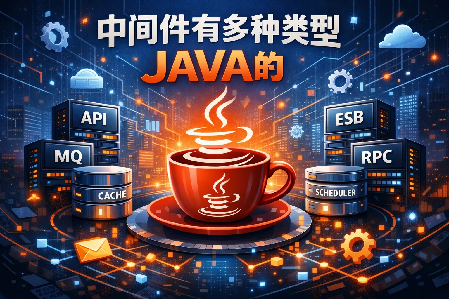 中间件有多种类型java的