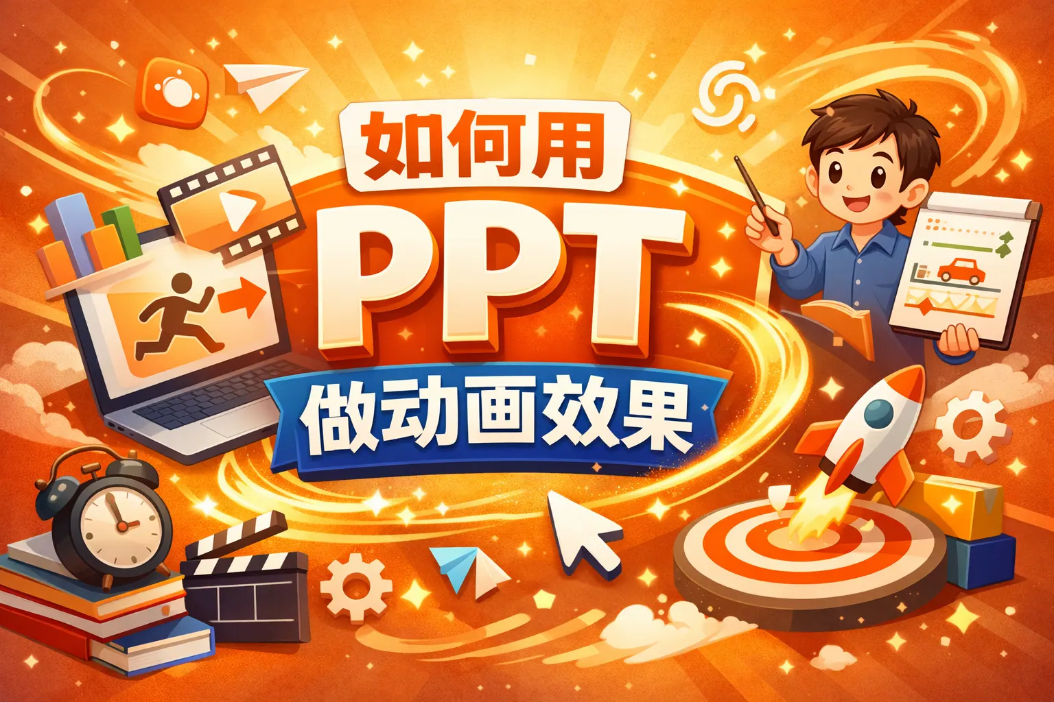 如何用ppt做动画效果