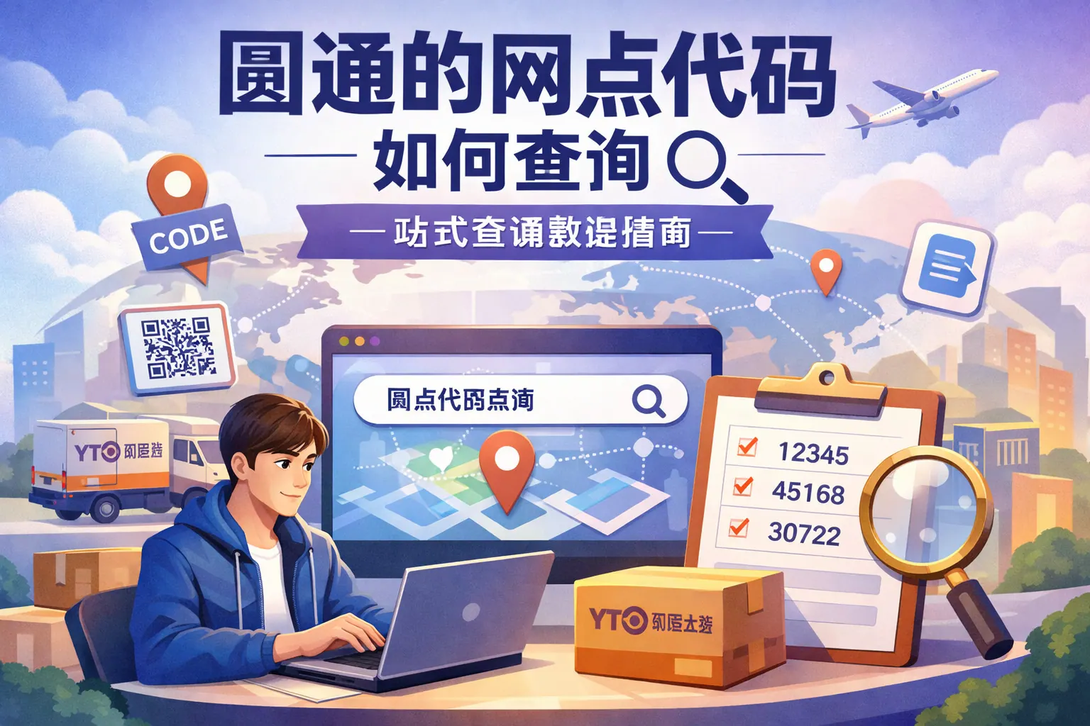 圆通的网点代码如何查询