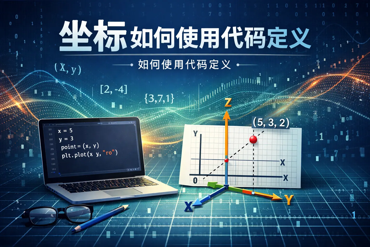 坐标如何使用代码定义
