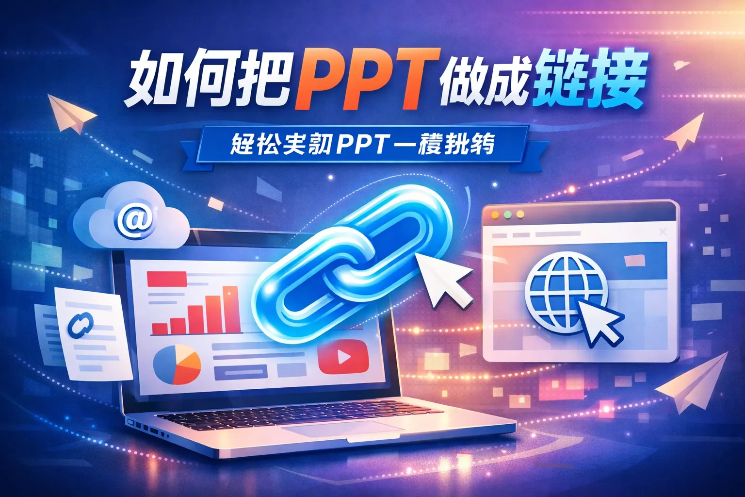 如何把ppt做成链接
