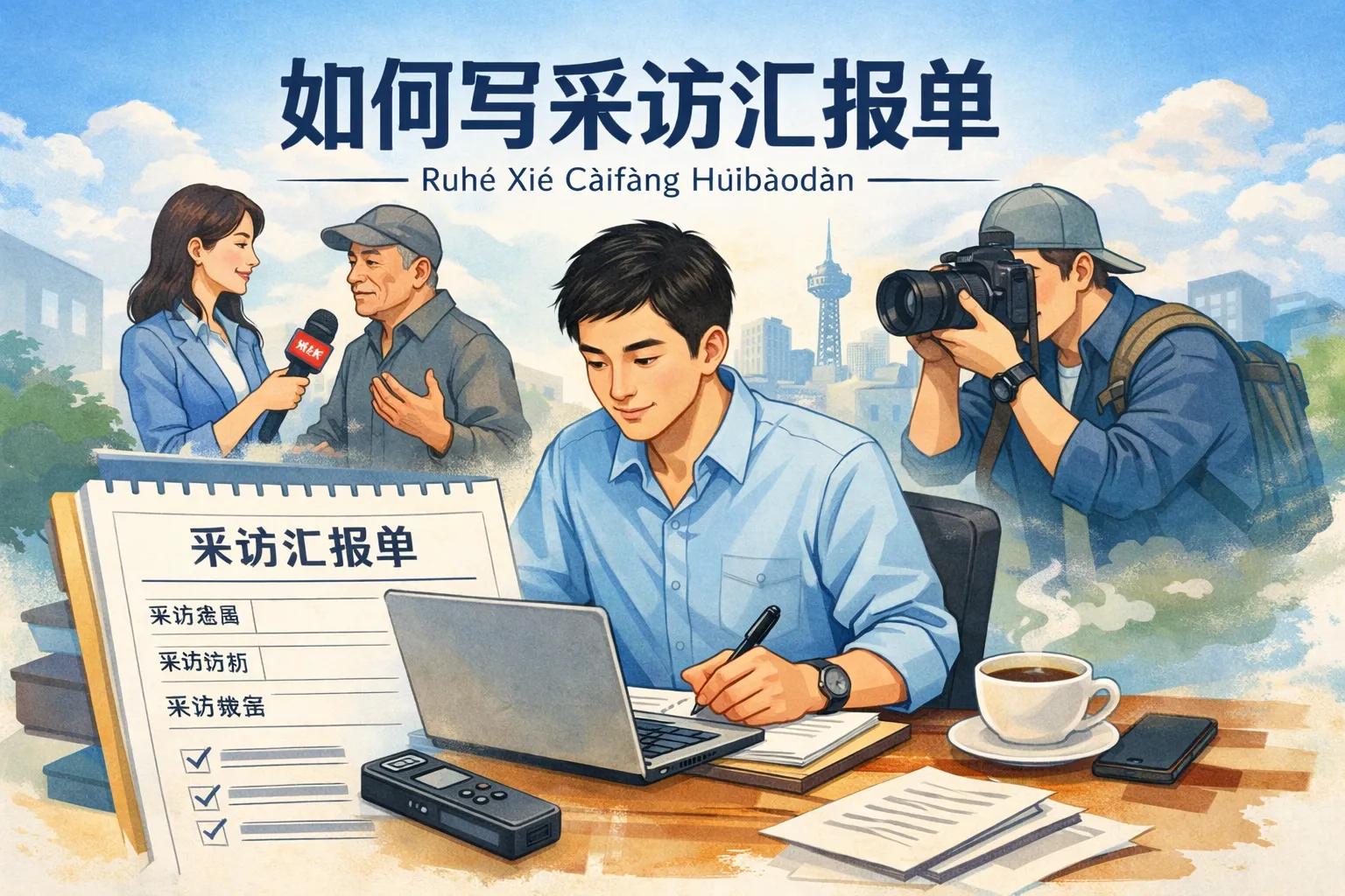 如何写采访汇报单