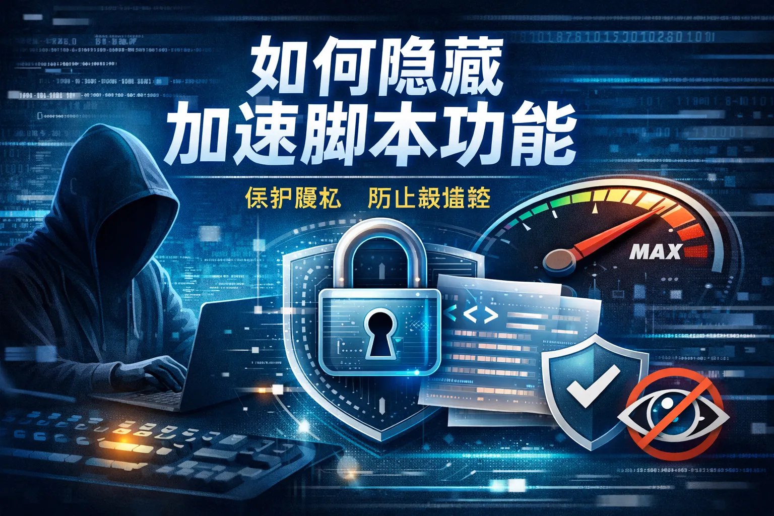 如何隐藏加速脚本功能