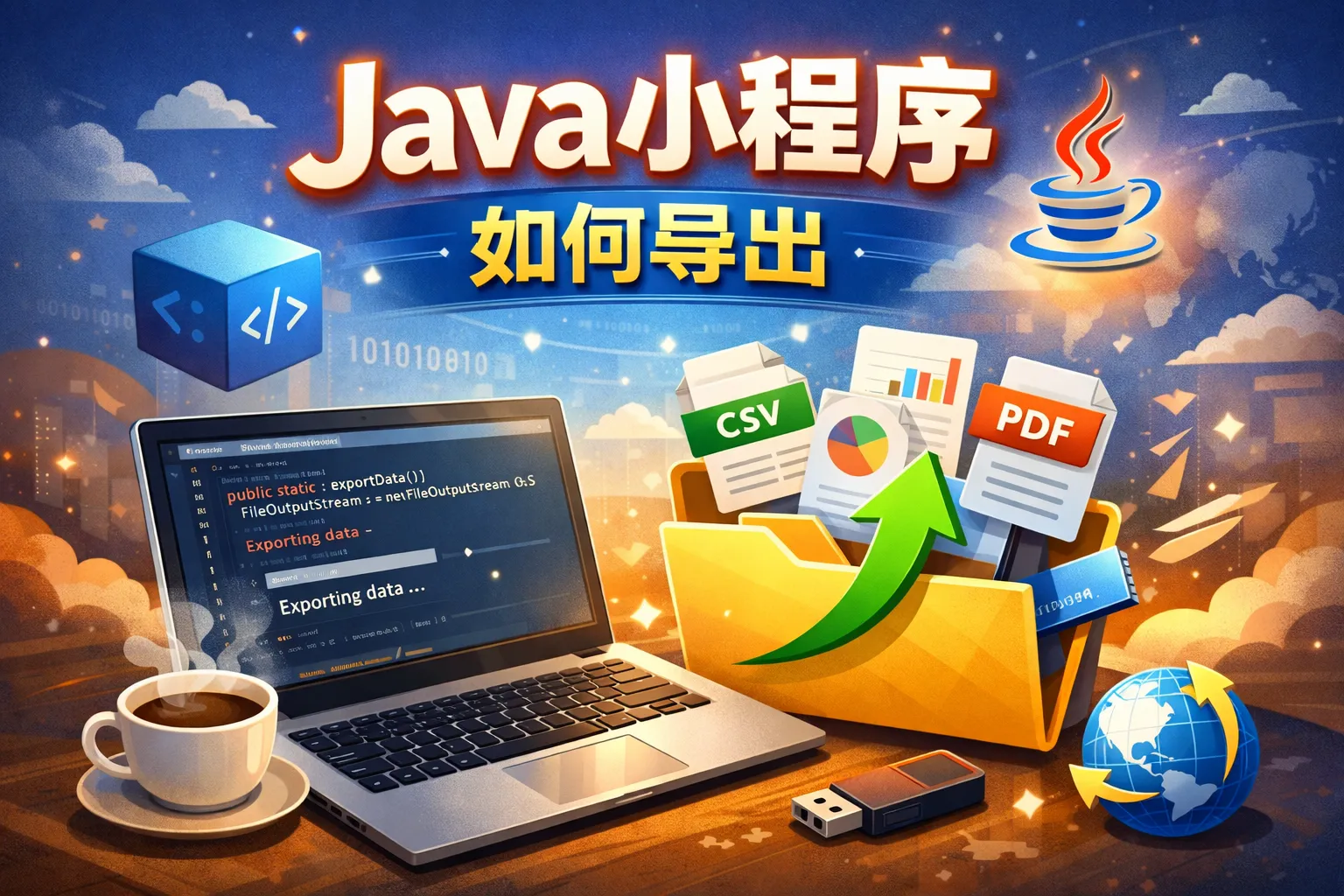 java小程序如何导出