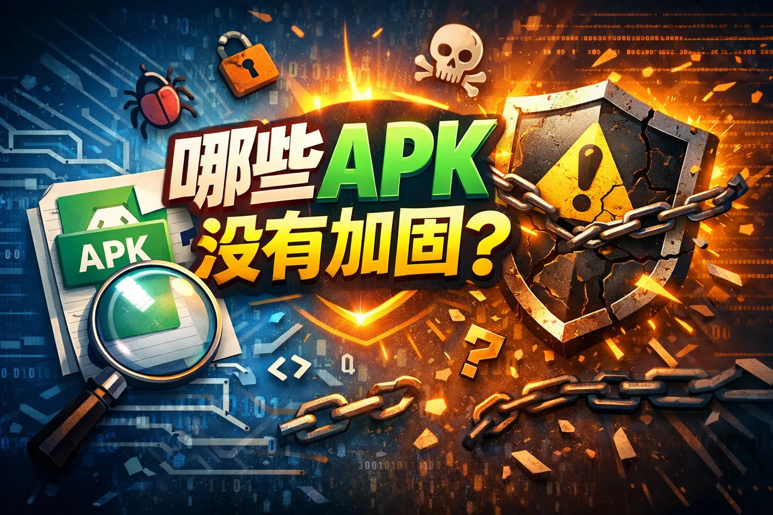 哪些apk没有加固