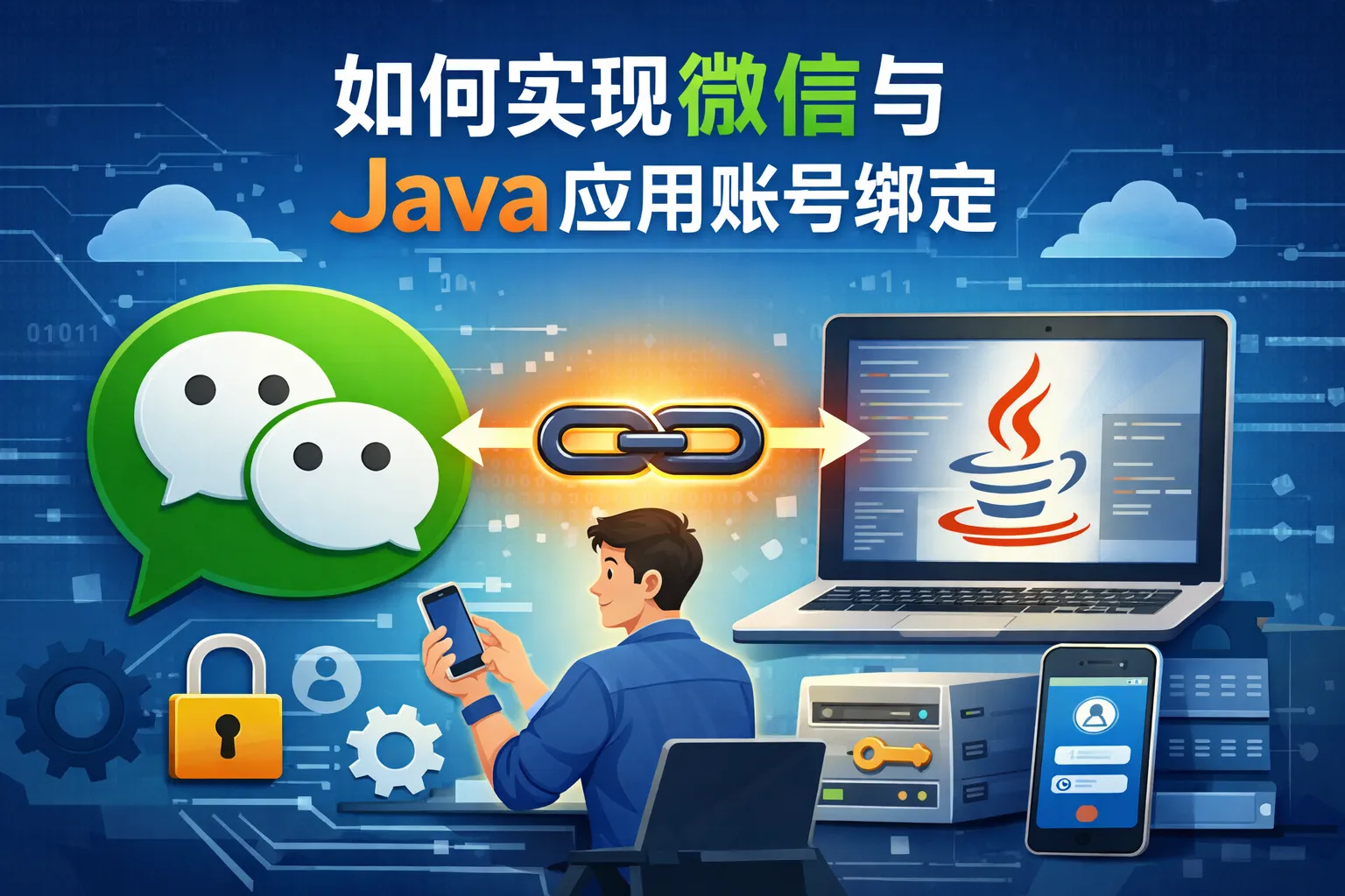 如何实现微信与java应用账号绑定