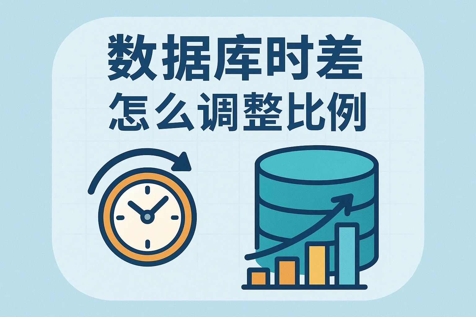 数据库时差怎么调整比例