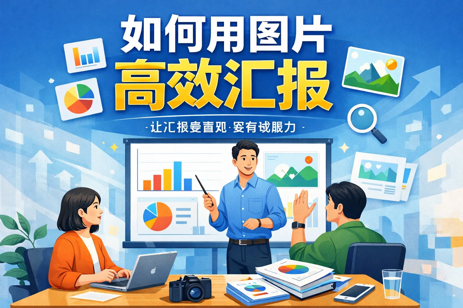如何用图片高效汇报