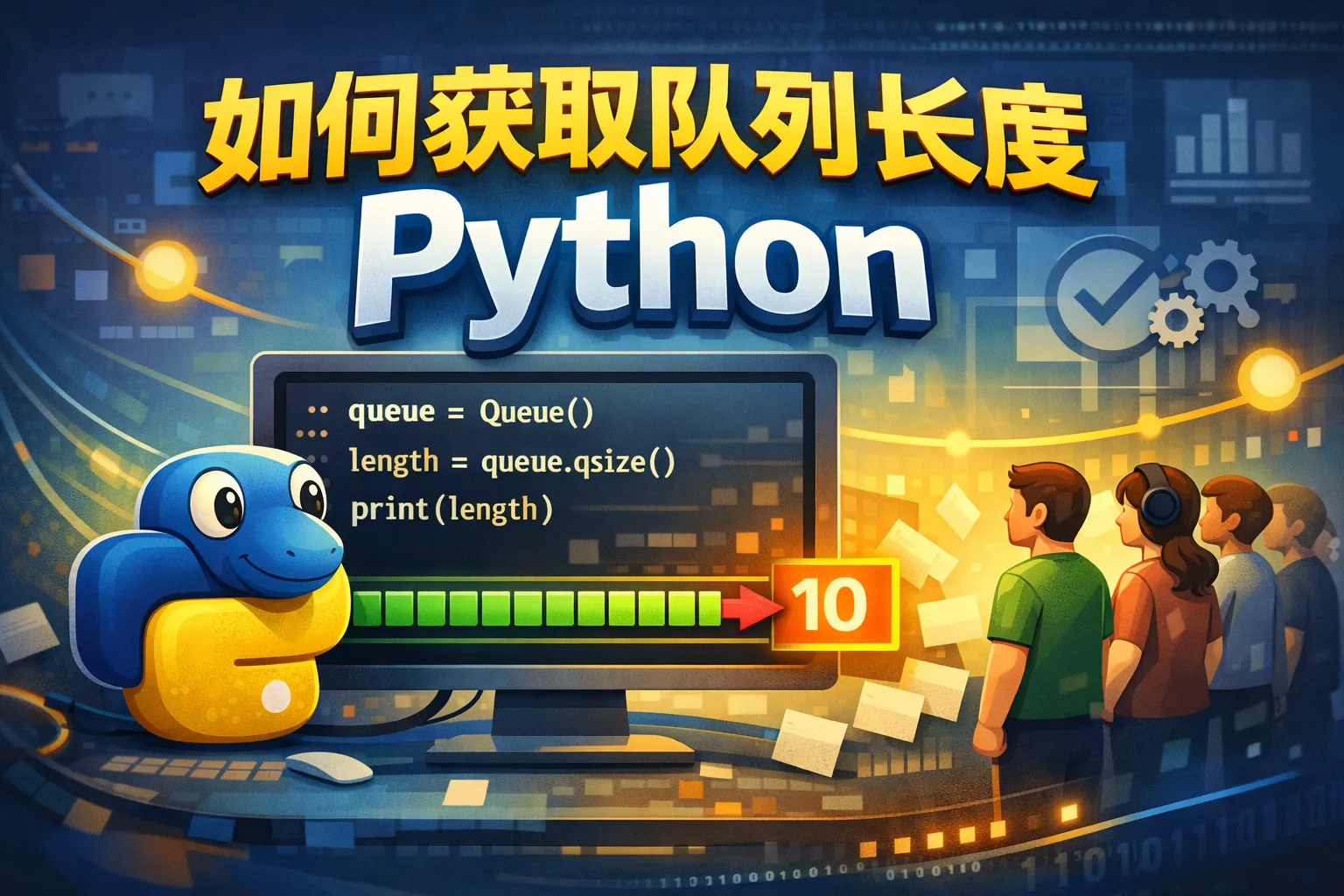 如何获取队列长度Python