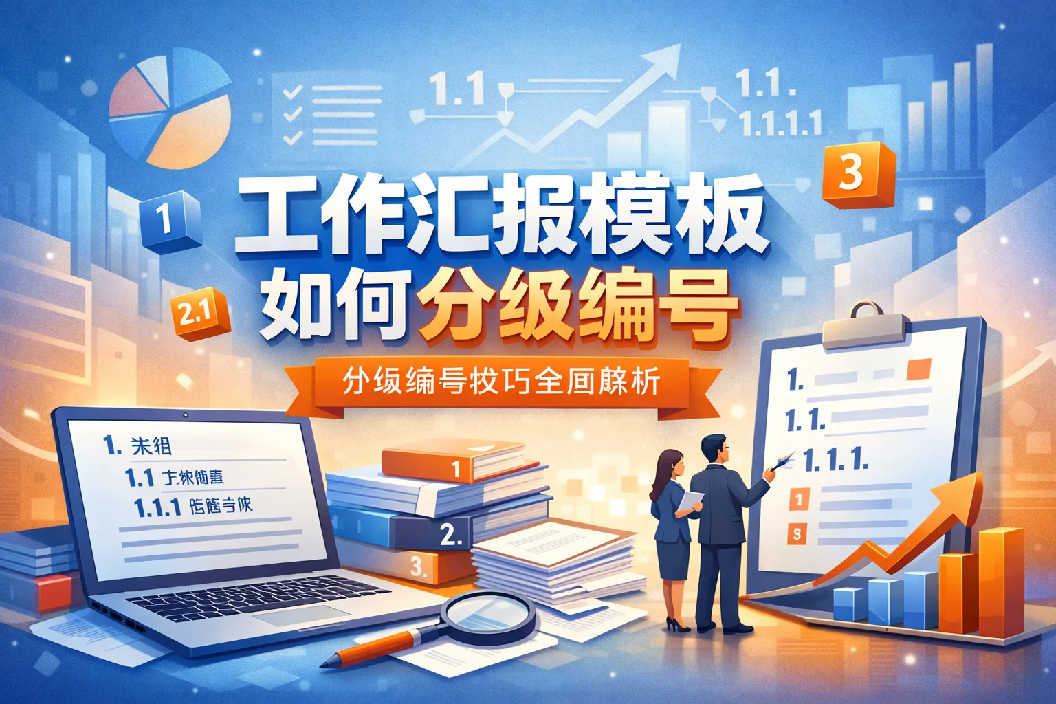 工作汇报模板如何分级编号