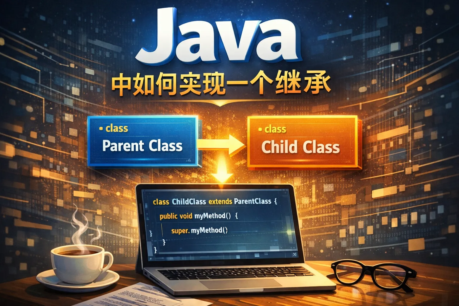 java中如何实现一个继承