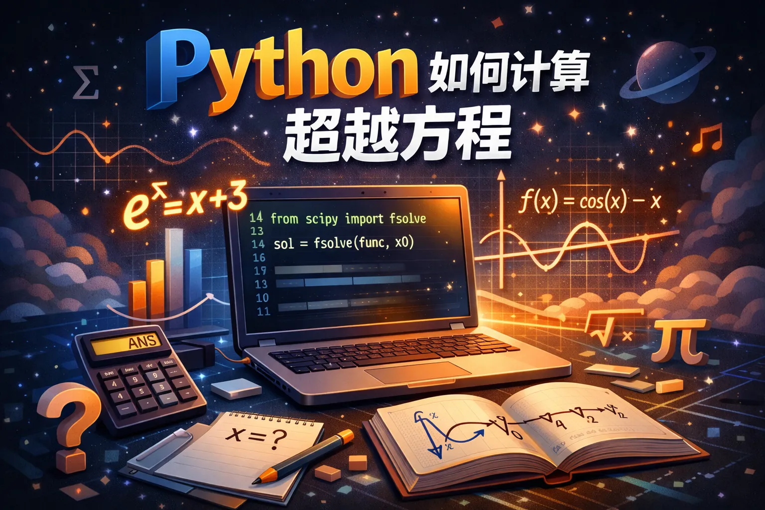 Python如何计算超越方程
