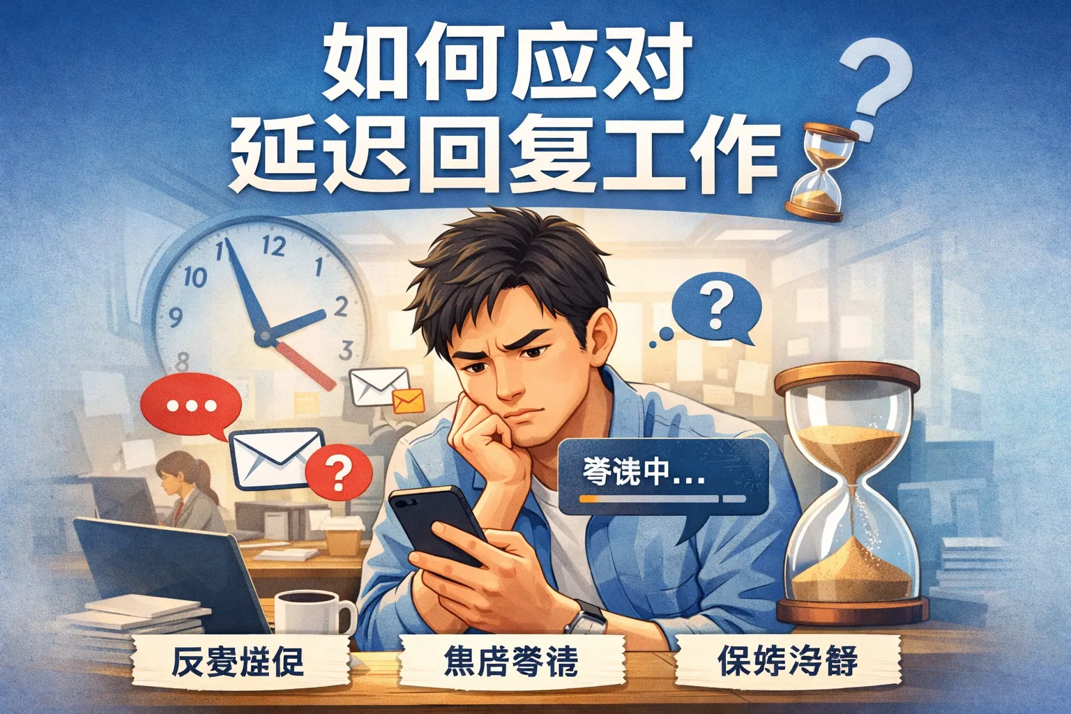如何应对延迟回复工作