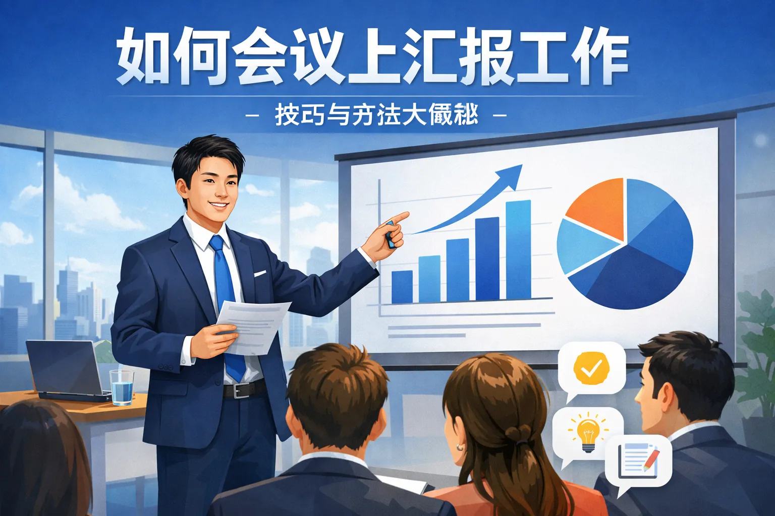 如何会议上汇报工作