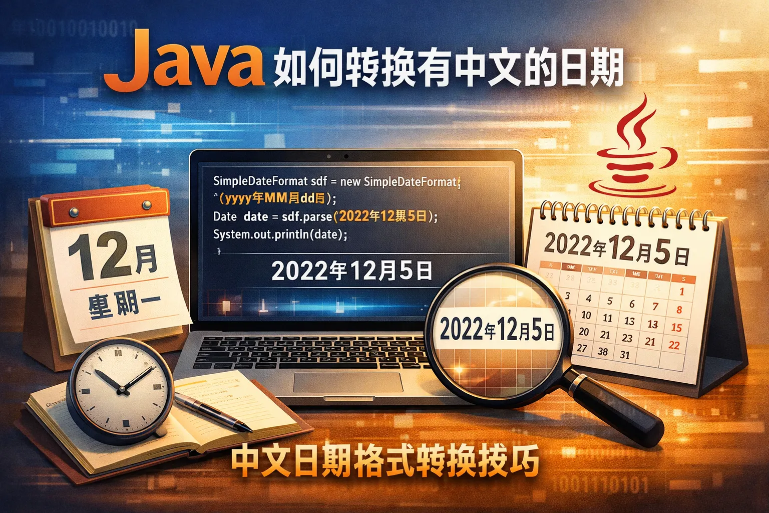 java如何转换有中文的日期