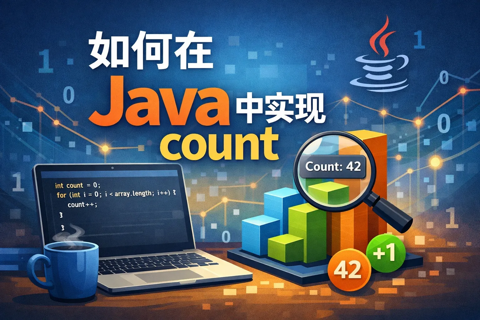 如何在java中实现count