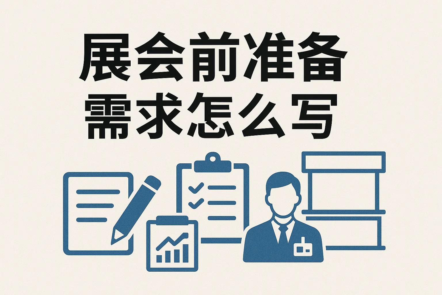 展会前准备需求怎么写