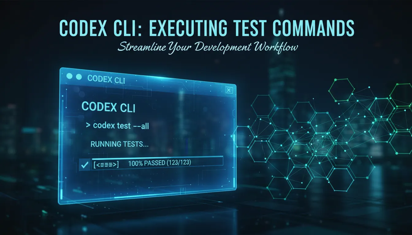 Codex CLI 如何运行测试命令