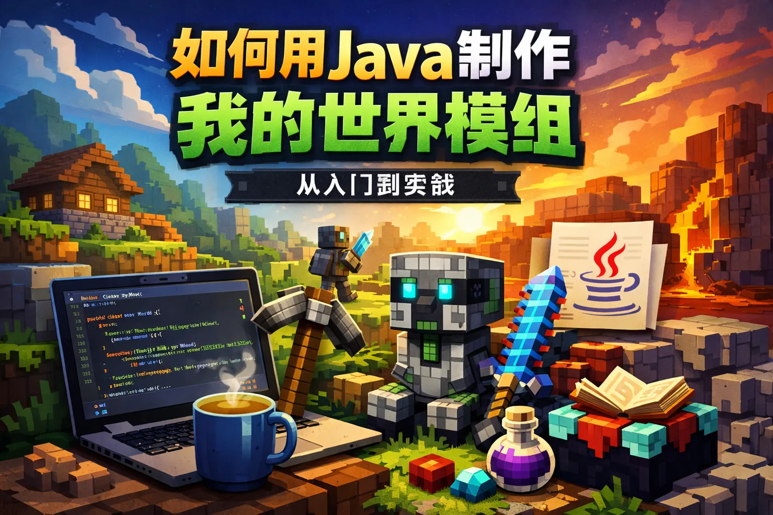 如何用java制作我的世界模组