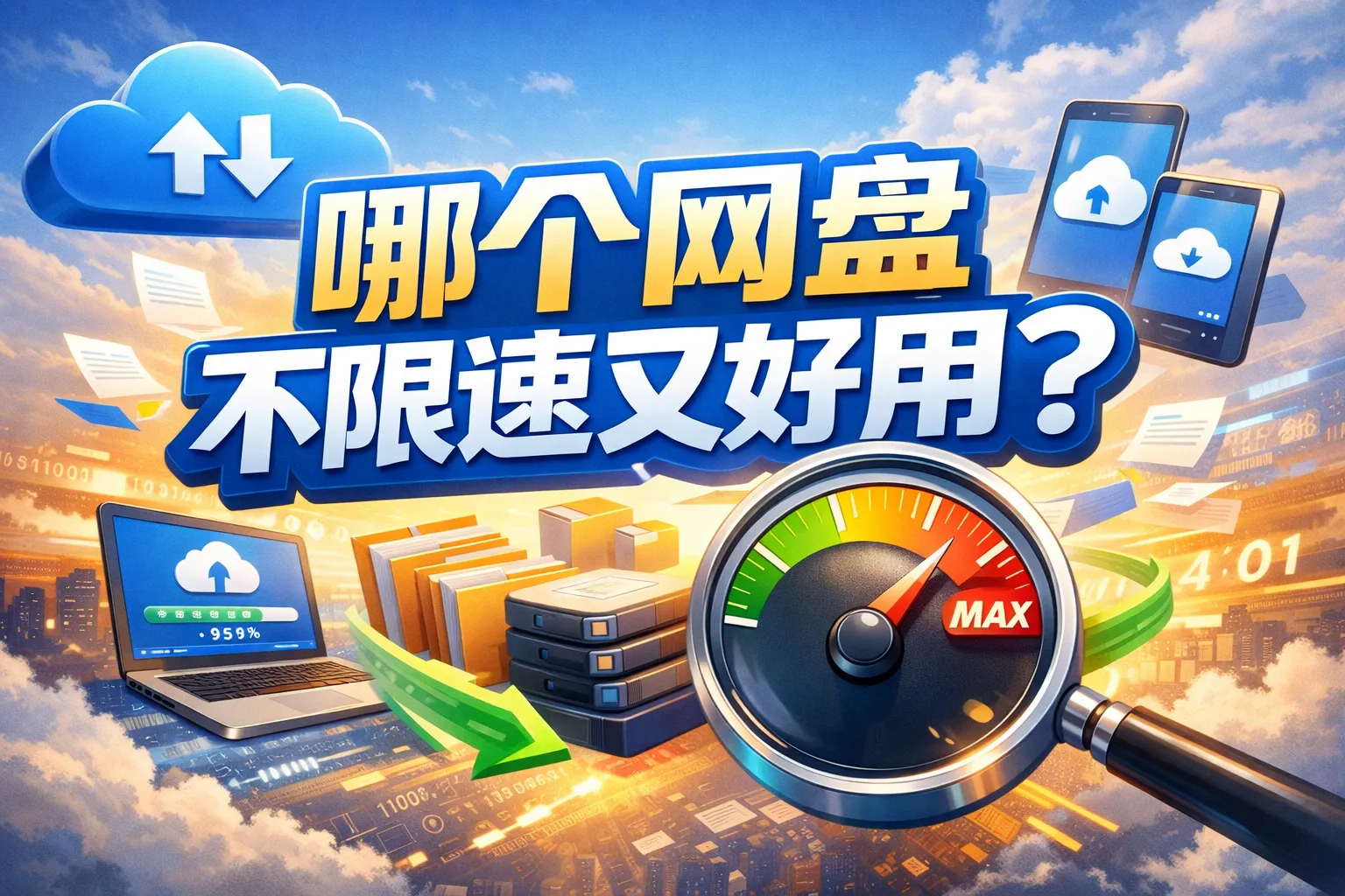 哪个网盘不限速又好用