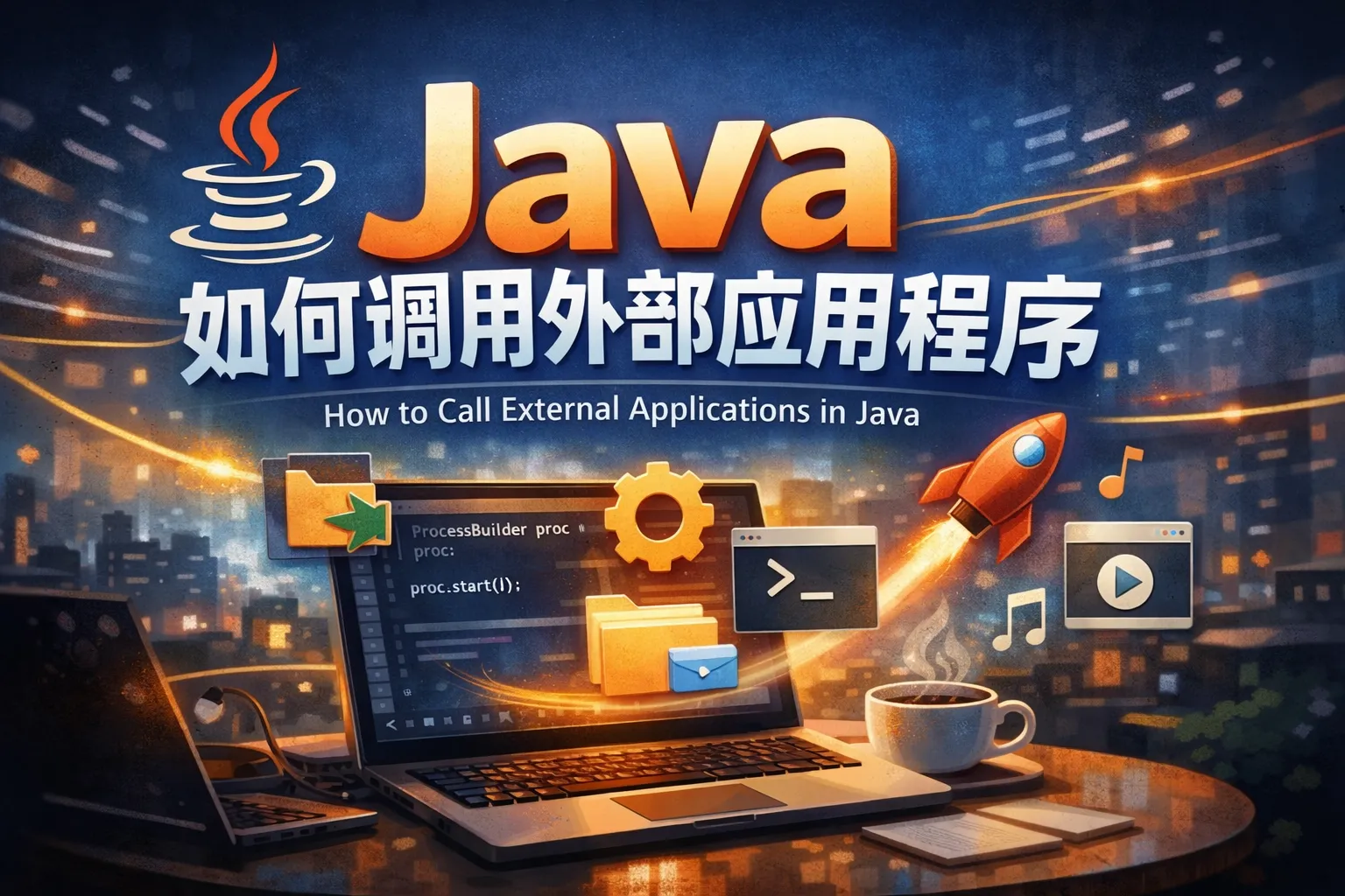 java如何调用外部应用程序