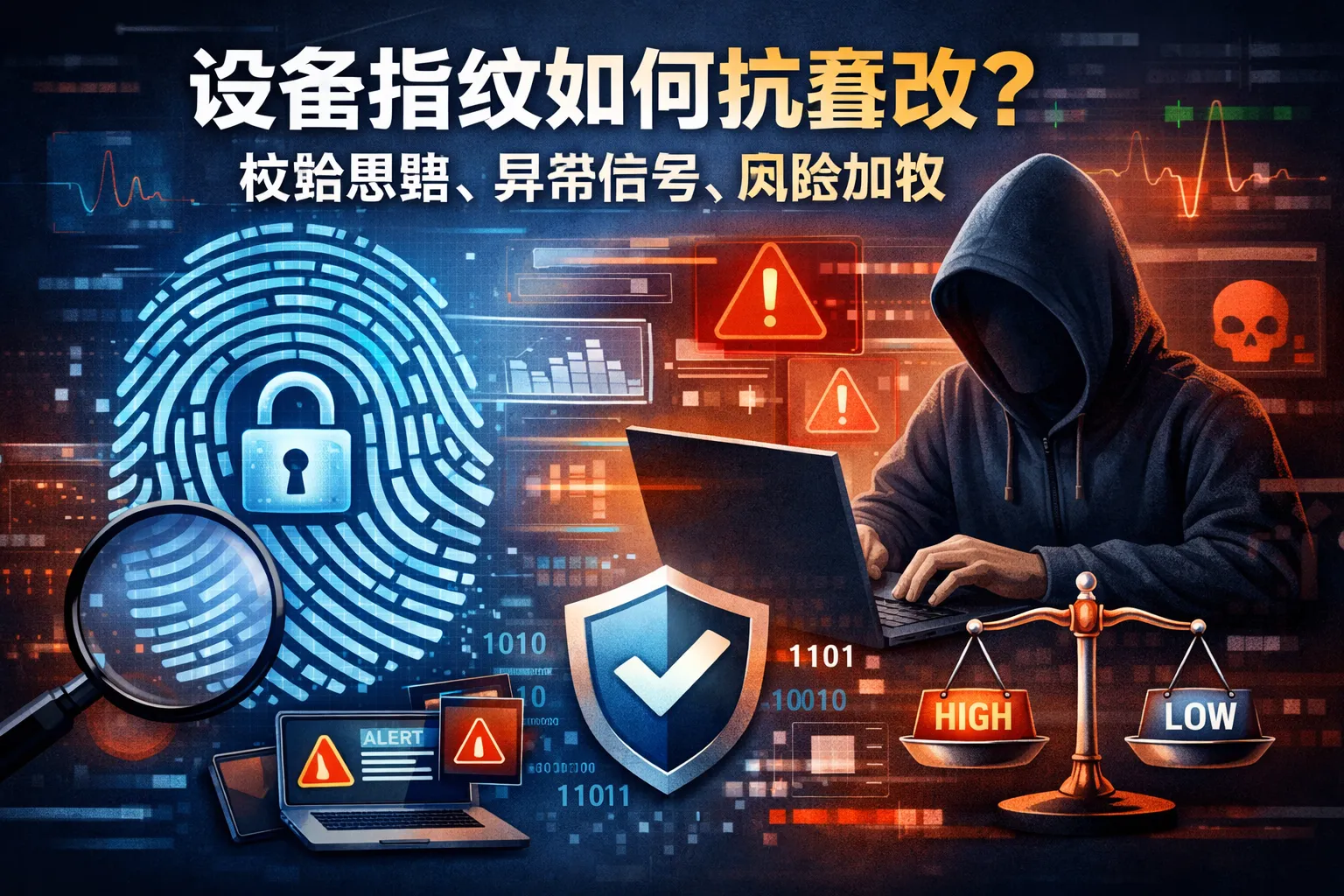 设备指纹如何抗篡改?校验思路、异常信号、风险加权