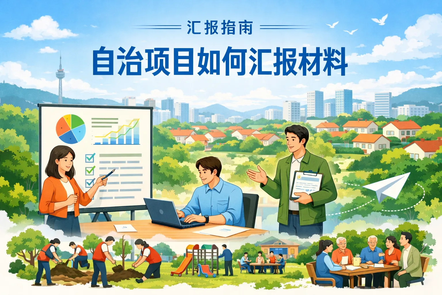 自治项目如何汇报材料