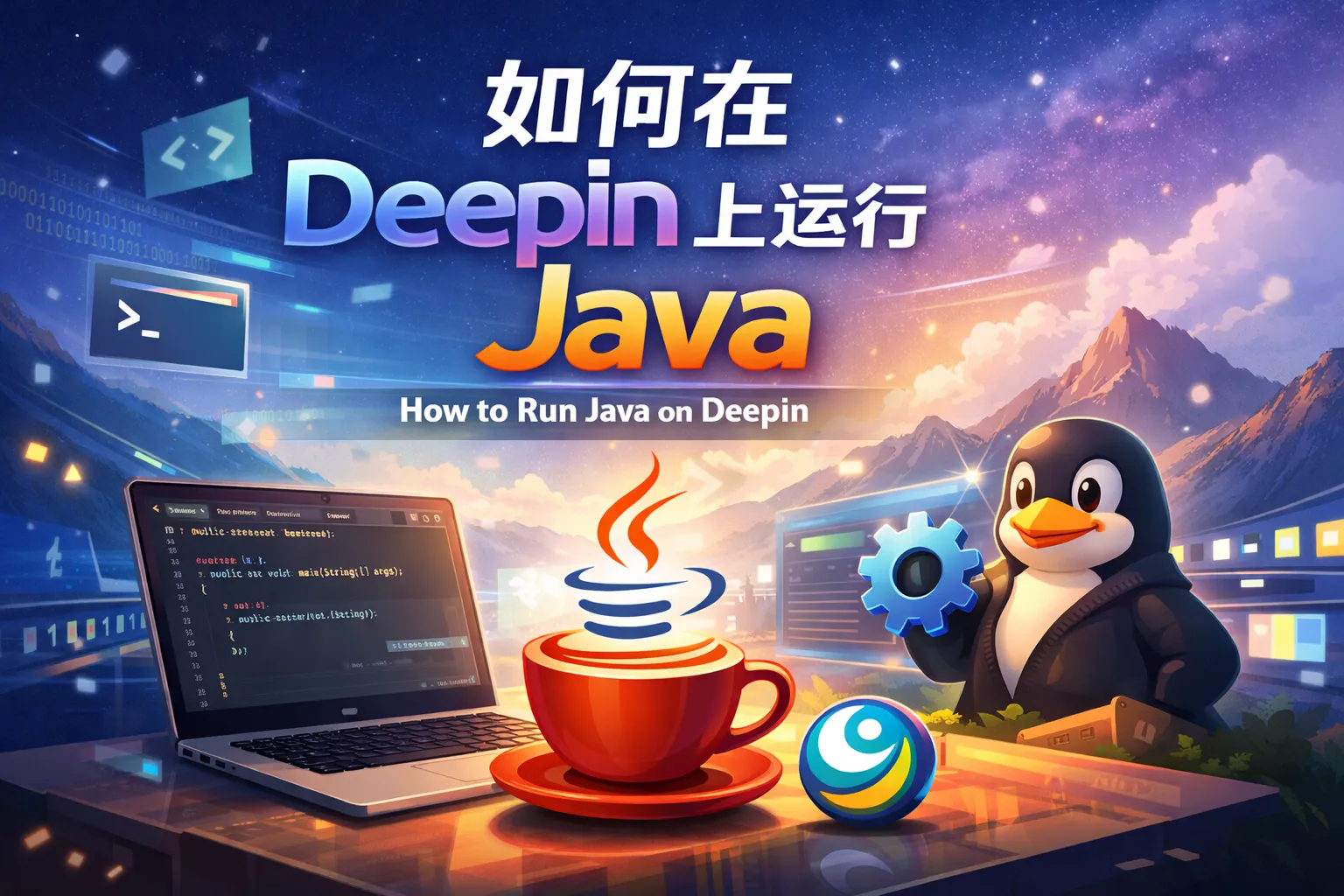 如何在deepin上运行java