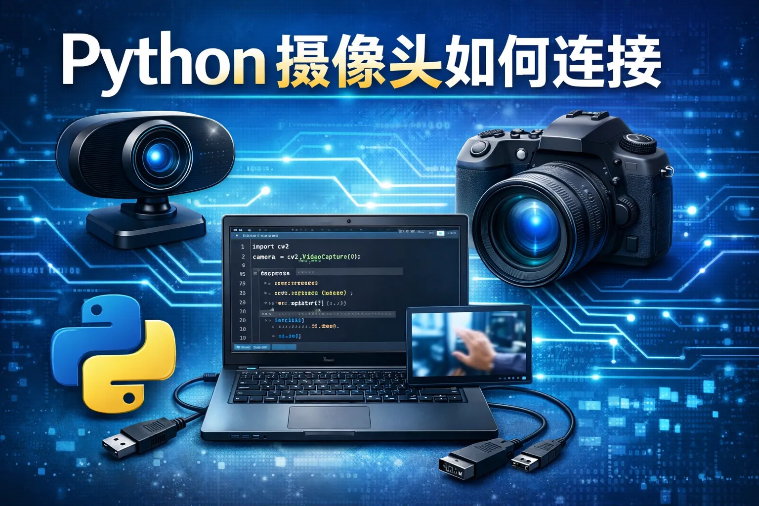 python摄像头如何连接
