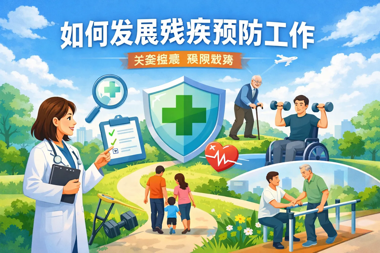 如何发展残疾预防工作