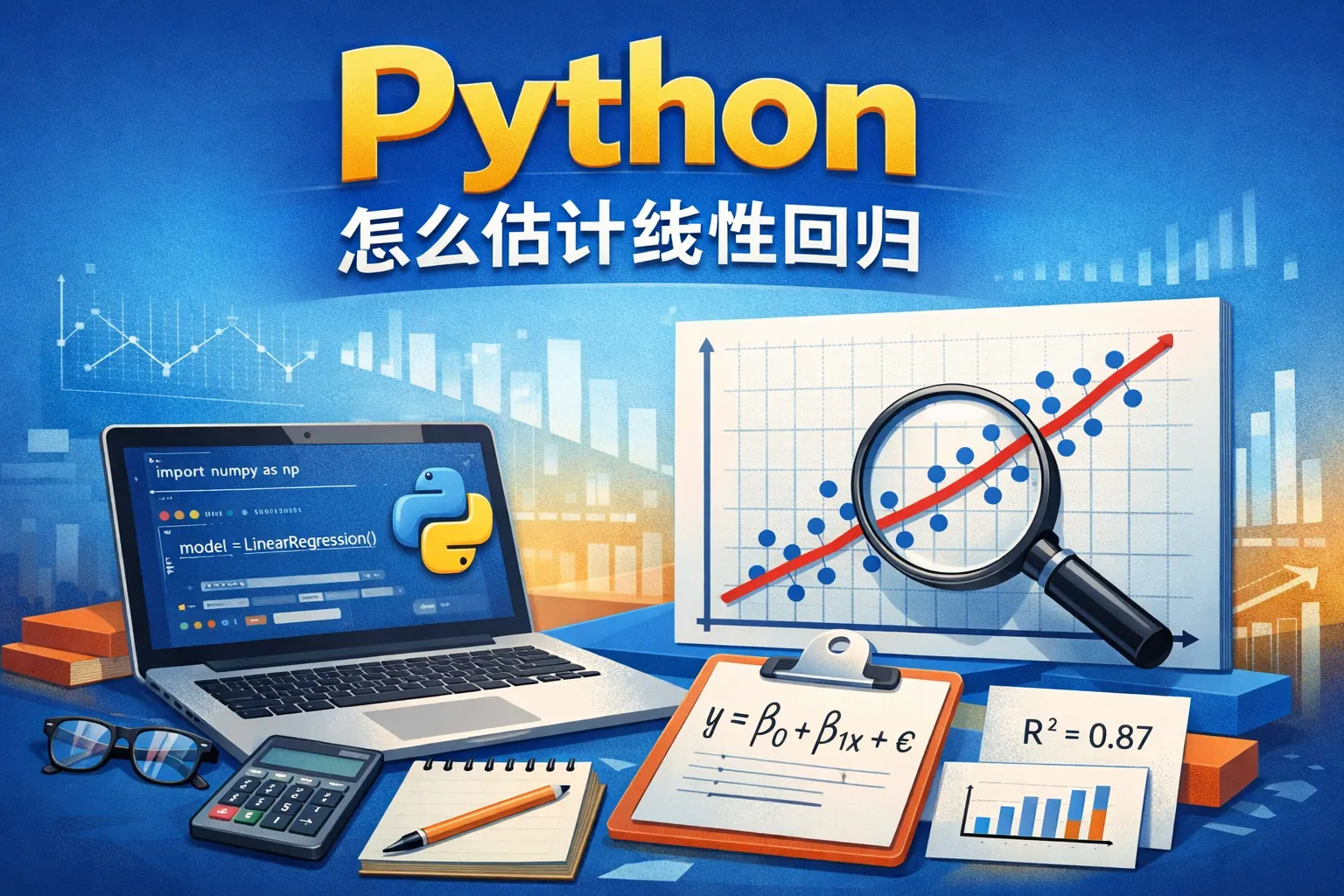 python怎么估计线性回归