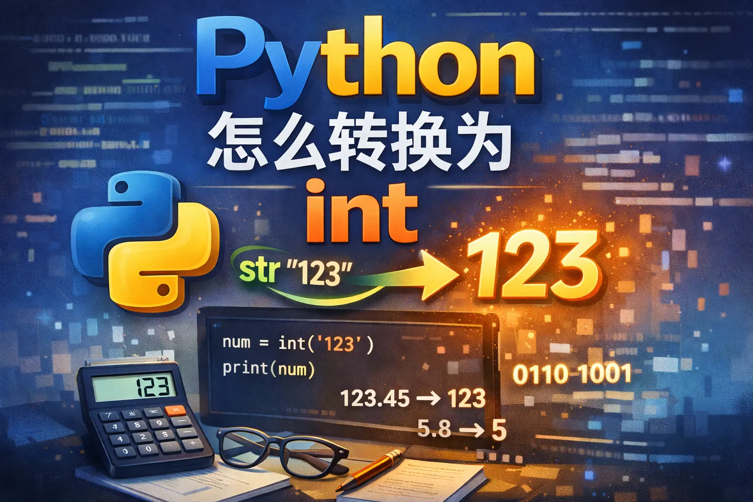 python 怎么转换为int
