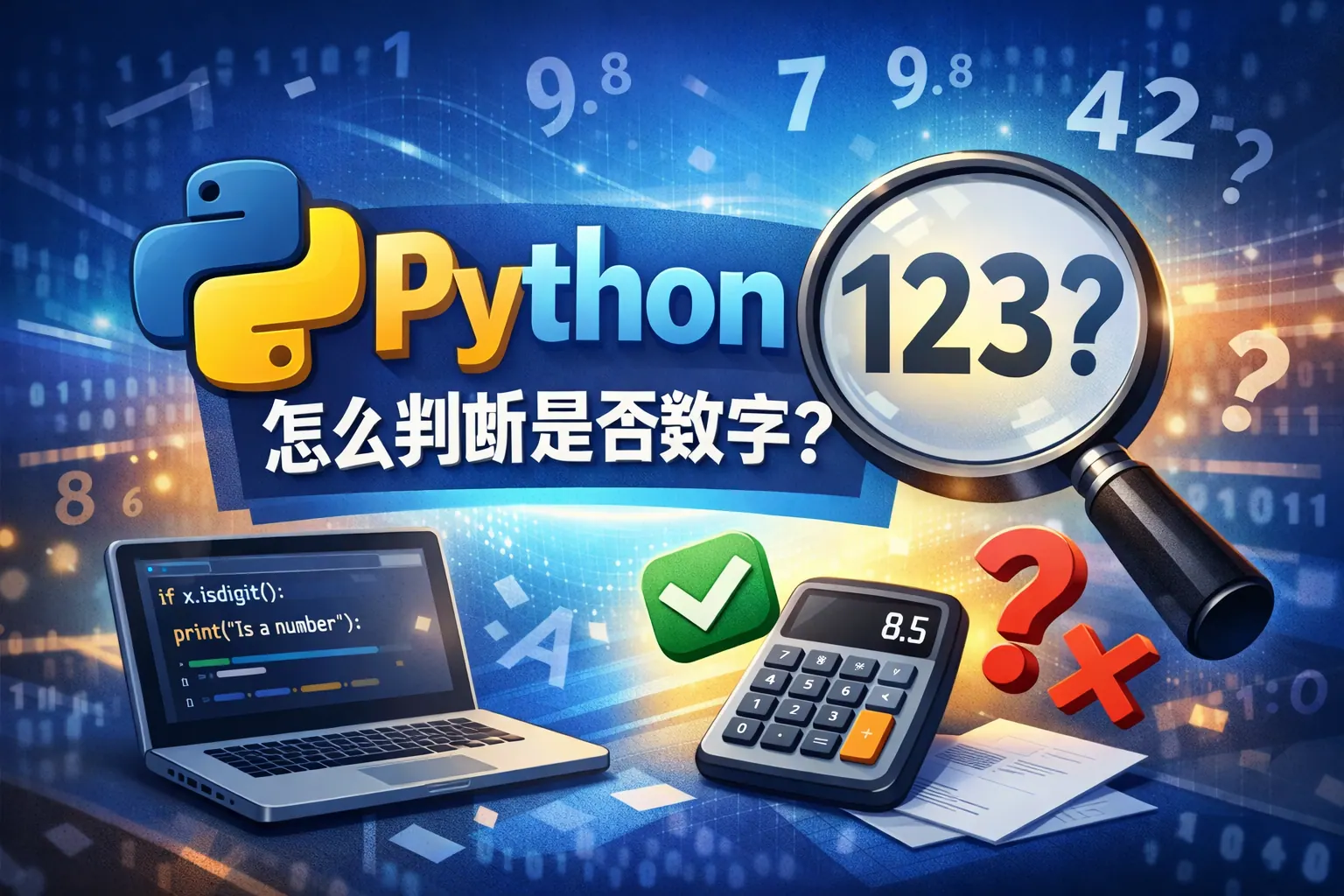 python怎么判断是否数字