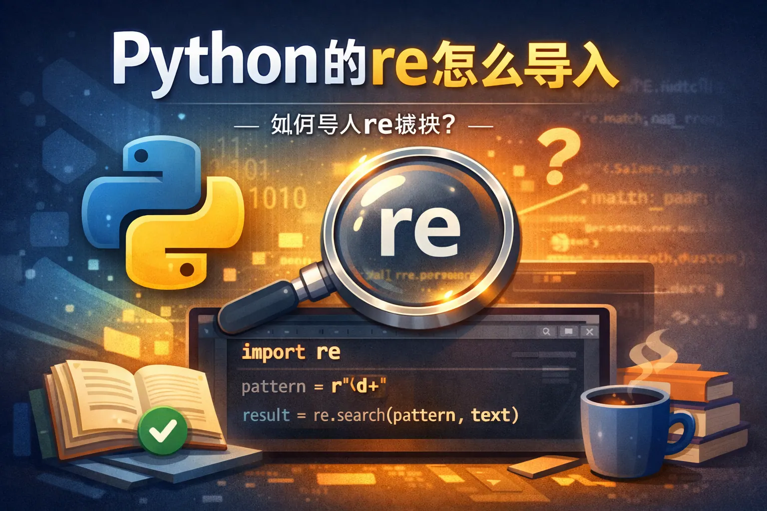 python的re怎么导入