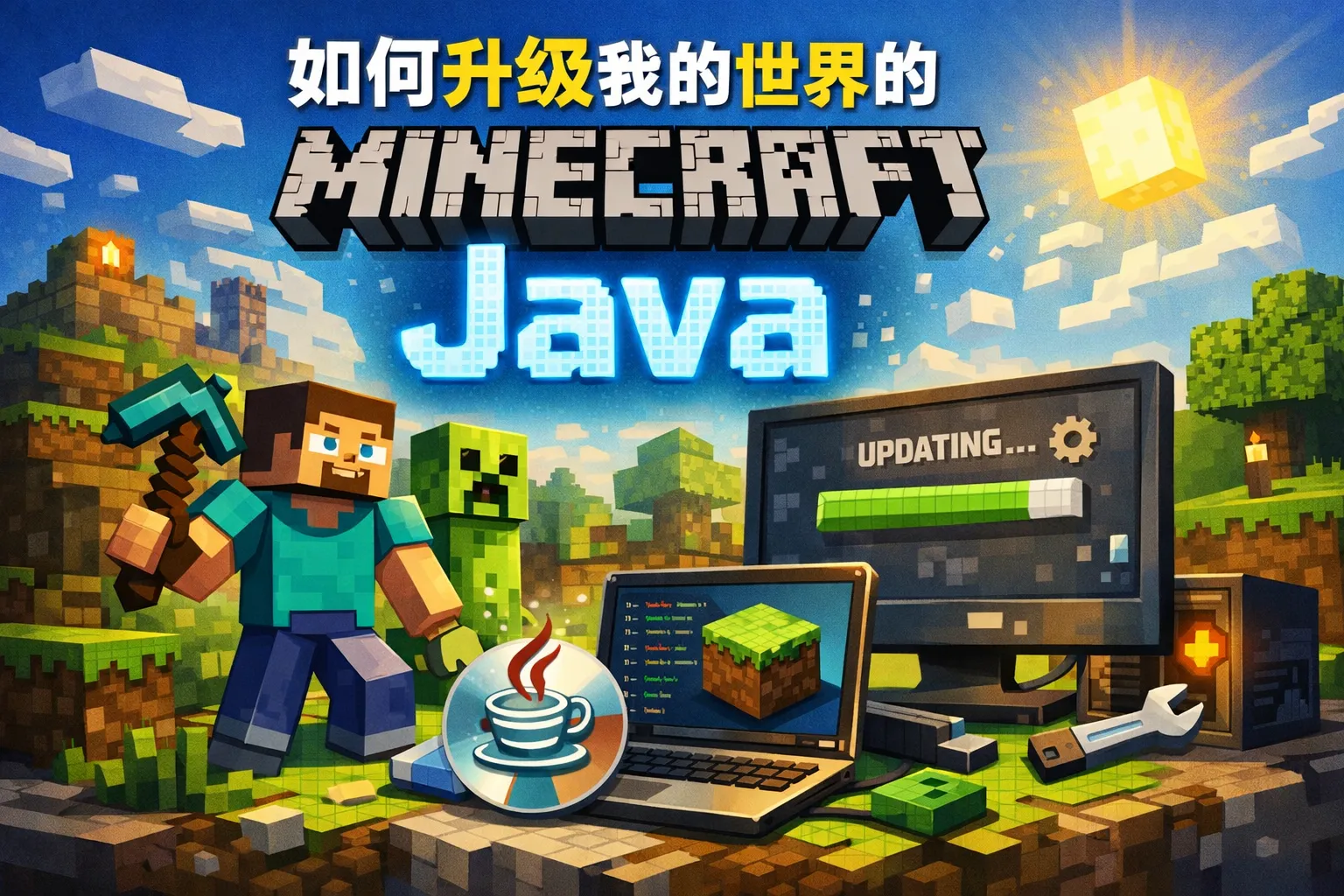 如何升级我的世界的java