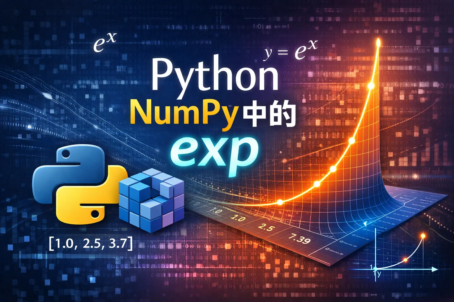 python numpy中的exp