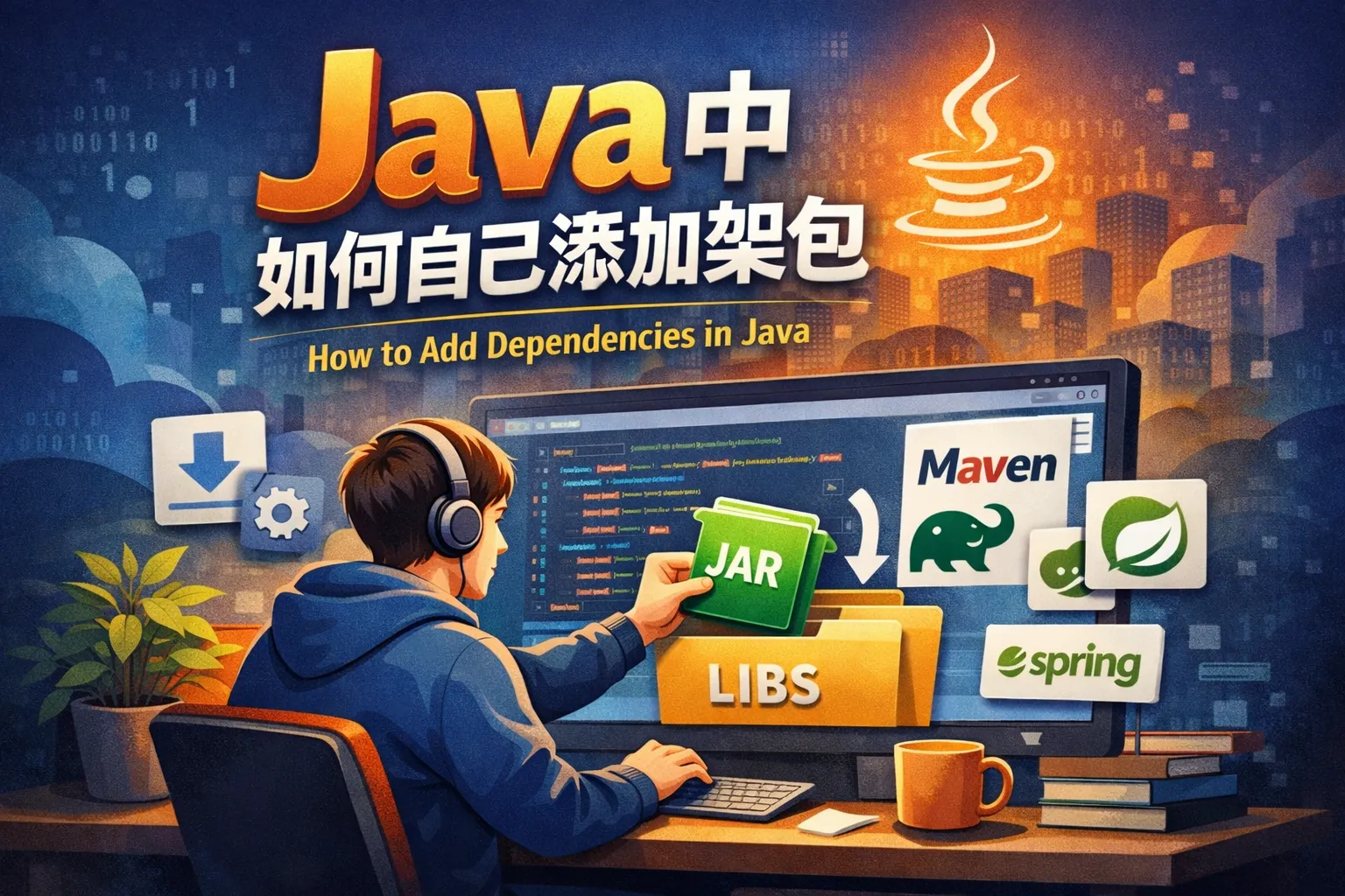 java中如何自己添加架包