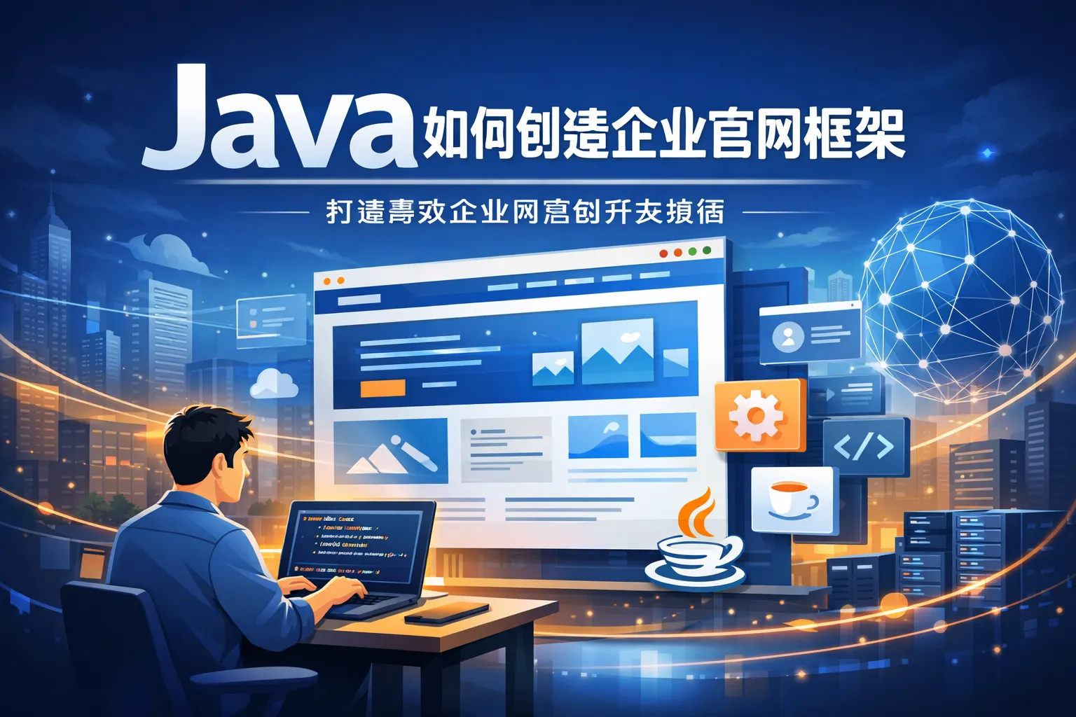 java如何创建企业官网框架